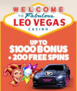 Leo Vegas Casino - Latest welcome bonus for Australian players