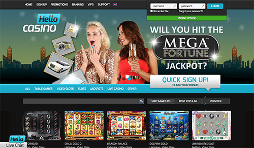 Hello Casino Australia review