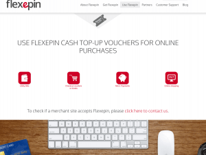 Flexepin online casino deposit service