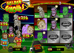 Golden Ghouls online instant scratch card