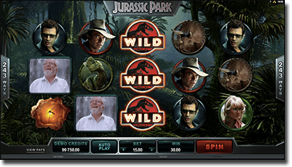 Jurassic Park online pokies 